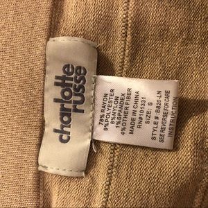 Gold mini pencil skirt